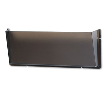 Deflecto 64302 Unbreakable DocuPocket 17.5 in. x 3 in. x 6.5 in. Legal Size Wall File - Smoke
