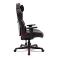 Alera | Alera BT-51593RED 15.91 in. to 19.8 in. Seat Height Racing Style Ergonomic Gaming Chair - Black/Red image number 2
