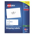 Labels | Avery 05352 2 x 4.25 Copier Mailing Labels - White (10/Sheet, 100 Sheets/Box) image number 0