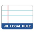 Notebooks & Pads | TOPS 63366 Docket 5 in. x 8 in. Ruled Perforated Pads - Narrow, White (50 Sheets/Pad, 6 Pads/Pack) image number 3