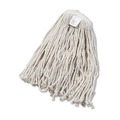  | Boardwalk BWK2020CCT #20 Cut-End Cotton Wet Mop Head - White (12/Carton) image number 0
