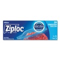  | Ziploc 351126 1 Gallon 2.7 mil. 9.6 in. x 12.1 in. Zipper Freezer Bags - Clear (28 Bags/Box, 9 Boxes/Carton) image number 3