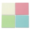 Notebooks & Pads | Redi-Tag B26704 3 in. x 3 in. 100 Percent Recycled Self-Stick Notes - Assorted Pastel Colors (12/Pack) image number 2