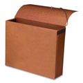 File Jackets & Sleeves | Smead 71198 5.25 in. Expansion 1 Section 100% Recycled Redrope Wallets - Letter Size, Redrope (10/Box) image number 3