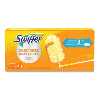 Swiffer 82074 Heavy Duty Dusters with 3 ft. Extendable Handle (6/Carton)