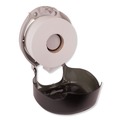 Paper Towel Holders | Tork 66TR 10.63 x 5.75 x 12 Jumbo Bath Tissue Dispenser - Smoke (1/Carton) image number 5