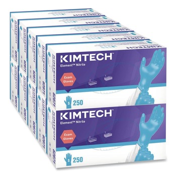 Ansell 62871 Kimtech Element Nitrile Exam Gloves - Small, Blue (2500/Carton)