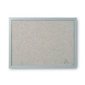 Mailroom Equipment | MasterVision FB0470608 24 in. x 18 in. Designer Fabric Bulletin Board - Gray Fabric/Gray Frame image number 0