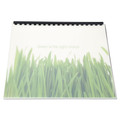 Sheet Protectors | GBC 25817 11 in. x 8.5 in. Unpunched 100 Percent Recycled Poly Binding Cover - Frost (25/Pack) image number 1