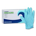 Disposable Gloves | Boardwalk 382SBXA 5 mil. Disposable Examination Nitrile Gloves - Small, Blue (100/Box) image number 0
