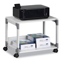 Office Carts & Stands | Durable 371010 System 48 23.6 in. x 18.7 in. x 17 in. 2 Shelves Metal Multi-Function Trolley - Gray image number 1