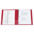 Binders | Avery 79171 11 in. x 8.5 in. 1.5 in. Capacity 3 Rings Heavy-Duty View Binder with DuraHinge and One Touch EZD Rings - Red image number 4