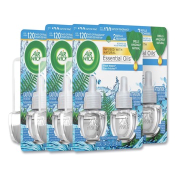 Air Wick 62338-79717 0.67 oz. Scented Oil Refill - Fresh Water (6/Carton)