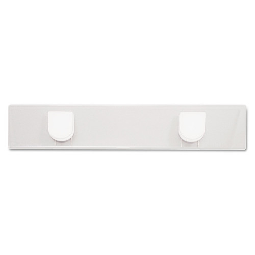 Office Presentation Supplies | Advantus 75318 9 in. x 2 in. Panel Wall Sign Acrylic Name Holder - Clear image number 0