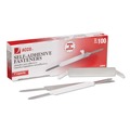 Just Launched | ACCO A7070010J 1 in. Capacity 2.75 in. Center to Center Self-Adhesive Two-Prong Paper Fastener Bases - Matte Steel (100/Box) image number 0