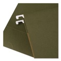 Just Launched | Universal UNV14113EE 1/3 Tab 11 Point Stock Hanging File Folders - Letter, Standard Green (25/Box) image number 2
