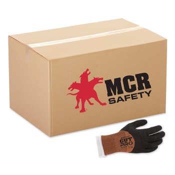 MCR Safety 92743LTXL Cut Pro 92743LT Gloves - X-Large Black/Oragne (1-Dozen)