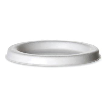 Eco-Products EP-SPCLID2 2 oz Sugarcane Portion Cup Lids - White (2500/Carton)