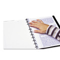 Notebooks & Pads | Blueline AF11150.81 75-Sheet 11 in. x 9.06 in. 1-Subject Medium/College Rule MiracleBind Notebook - Black Cover image number 3