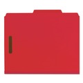 File Folders | Smead 14061 2 in. Expansion Recycled Pressboard 6-Fastener Classification Folders - Letter Size/Bright Red (10/Box) image number 2