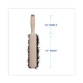  | Boardwalk BWK5208 4.5 in. Brush 3.5 in. Plastic Handle Tampico Bristles Counter Brush - Tan Handle/Black Bristle image number 1