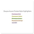 Highlighters | Sharpie 2003991 Pocket Style Chisel Tip Highlighter Value Pack - Yellow (36/Pack) image number 4