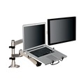 Monitor Stands | 3M MA265S Easy-Adjust Desk Dual Arm Mount for 27 in. Monitors - Silver image number 2