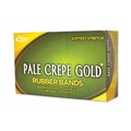 Rubber Bands | Alliance 20335 1 lbs. Box Size 33 0.04 in. Gauge Pale Crepe Gold Rubber Bands - Golden Crepe (1-Box) image number 2