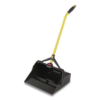 DUST PANS | Rubbermaid Commercial 2018806 Maximizer 29 in. x 16.90 in. x 12 in. Wet/Dry Debris Pan with Hanger Bracket - Yellow