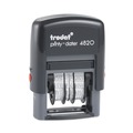 Stamps & Stamp Supplies | Trodat 4820 Printy 1.63 in. x 1 in. Self-Inking Economy Date Stamp - Black image number 0