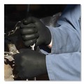 Disposable Gloves | Ammex GWBN48100 6 mil Heavy-Duty Industrial Powder-Free Nitrile Gloves - X-Large, Black (1000/Carton) image number 4