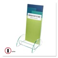 Desk Shelves | Deflecto 775383 4.5w x 4.5d x 7.88h Euro-Style Leaflet Size DocuHolder - Green Tinted image number 1