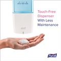 Soap Dispensers | PURELL 8330-E1 ES10 4.33 in. x 3.96 in. x 10.31 in. 1,200 mL Automatic Hand Soap Dispenser - White image number 1