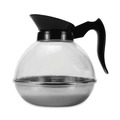  | Coffee Pro CPU12 12-Cup Unbreakable Stainless Steel/Polycarbonate Regular Coffee Decanter - Black image number 0