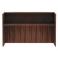 Office Desks & Workstations | Alera VA327236WA Valencia Series 71 in. x 35.5 in. x 42.5 in. Reception Desk with Transaction Counter - Modern Walnut image number 1