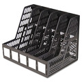 Office Filing Cabinets & Shelves | Advantus 34092 13.25 x 10 x 10.25 Five-Slot Literature File - Black image number 0