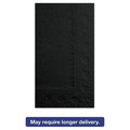 Paper Towels and Napkins | Hoffmaster 180513 15 x 17 2-Ply Dinner Napkins - Black (1000/Carton) image number 1