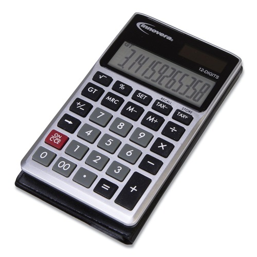 Calculators | Innovera IVR15922 12-Digit LCD Pocket Calculator image number 0