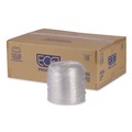 Food Trays, Containers, and Lids | Eco-Products EP-P013LID 9 in. x 1.5 in. 100% Recycled Content Round Plastic Plate Lids - Clear (300/Carton) image number 0
