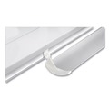 White Boards | MasterVision MA0594830 48 in. x 36 in. Ruled Magnetic Steel Dry Erase Planning Board - White Surface/Satin Aluminum Frame image number 4