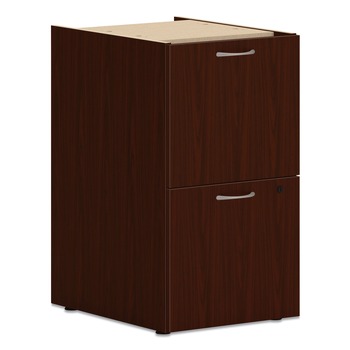 HON HLPLPSFF.LTM1 15 in. x 20 in. x 28 in. 2 Legal/Letter-Size File Drawers Left or Right Mod Support Pedestal - Traditional Mahogany