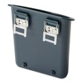  | Universal UNV08193 4.25 in. x 2.5 in. x 5 in. Wall Mount Recycled Plastic Cubicle Pencil Cup - Charcoal image number 1