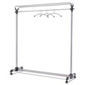Wall Racks & Hooks | Alba PMGROUP3 63.5w x 21.25d x 67.5h Large Capacity Garment Rack - Black/Silver image number 0
