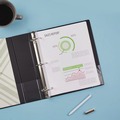 Binders | Avery 03501 2 in. Capacity 11 x 8.5 Economy Non-View Binder with 3 Round Rings - Black image number 6