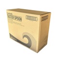 Cutlery | Boardwalk BWKSPOONMWPPIW 5.31 in. Mediumweight Wrapped Polypropylene Plastic Spoon Cutlery - White (1000/Carton) image number 4
