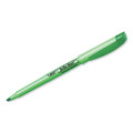 Highlighters | BIC BL11 GRN Brite Liner Chisel Tip Highlighter - Fluorescent Green Ink/Green/Black Barrel (1-Dozen) image number 1