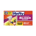 Food Service | Hefty 00R88075 8 in. x 7 in. 1-Quart Slider Stand and Fill Food Storage Bags - Clear (360/Carton) image number 4