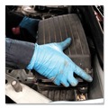 Disposable Gloves | Ammex INPF49100 9.5 in. Long 5 mil Thick Powder-Free Industrial Nitrile Gloves - XX-Large, Blue (1000/Carton) image number 3
