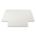 Office Chair Mats | Deflecto CM15113 RollaMat 36 in. x 48 in. Flat Lipped Medium Pile Carpet Frequent Use Chair Mat - Clear image number 0