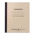 Notebooks & Pads | Roaring Spring 77340 8.5 x 7 Sheets (20) Stitched Wide/Legal Rule Composition Book - Manila Cover image number 0